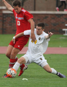 Men&#8217;s Soccer Tops E Mary&#8217;s 1-0 In Double Overtime